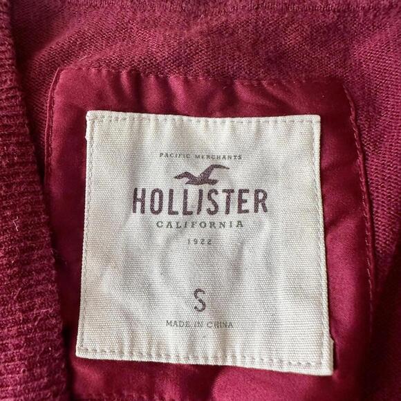 Vintage Y2K burgundy maroon Hollister Co. cardigan Bella swan vibes - Picture 4 of 7